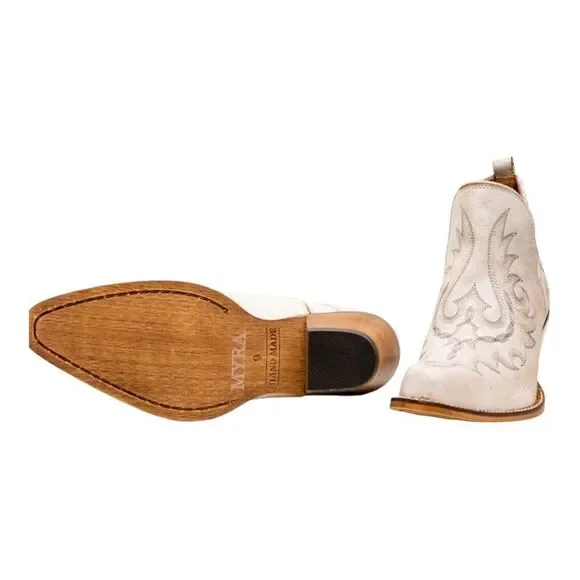 Myra Yipple Western Leather Booties - Picture 5 of 14